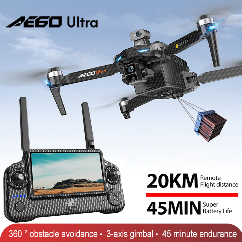 Drone Gimbal 3 Axis - AE60 GPS Drone Professionale 8K Fotocamera