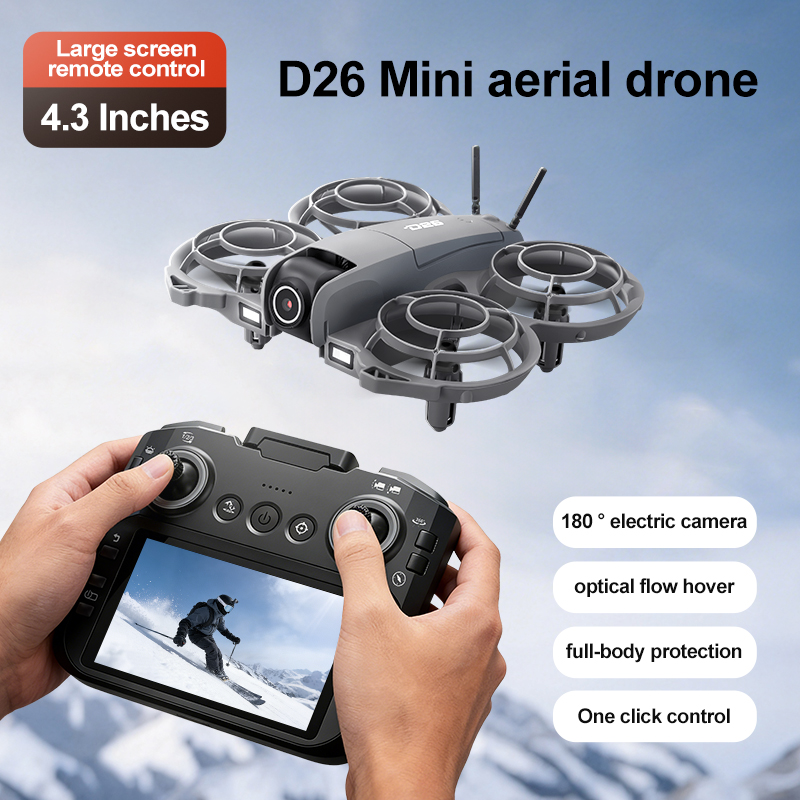 Drone D26 4K HD Aereo 180° °   - Drone Gimbal Brushless recensione e prezzo